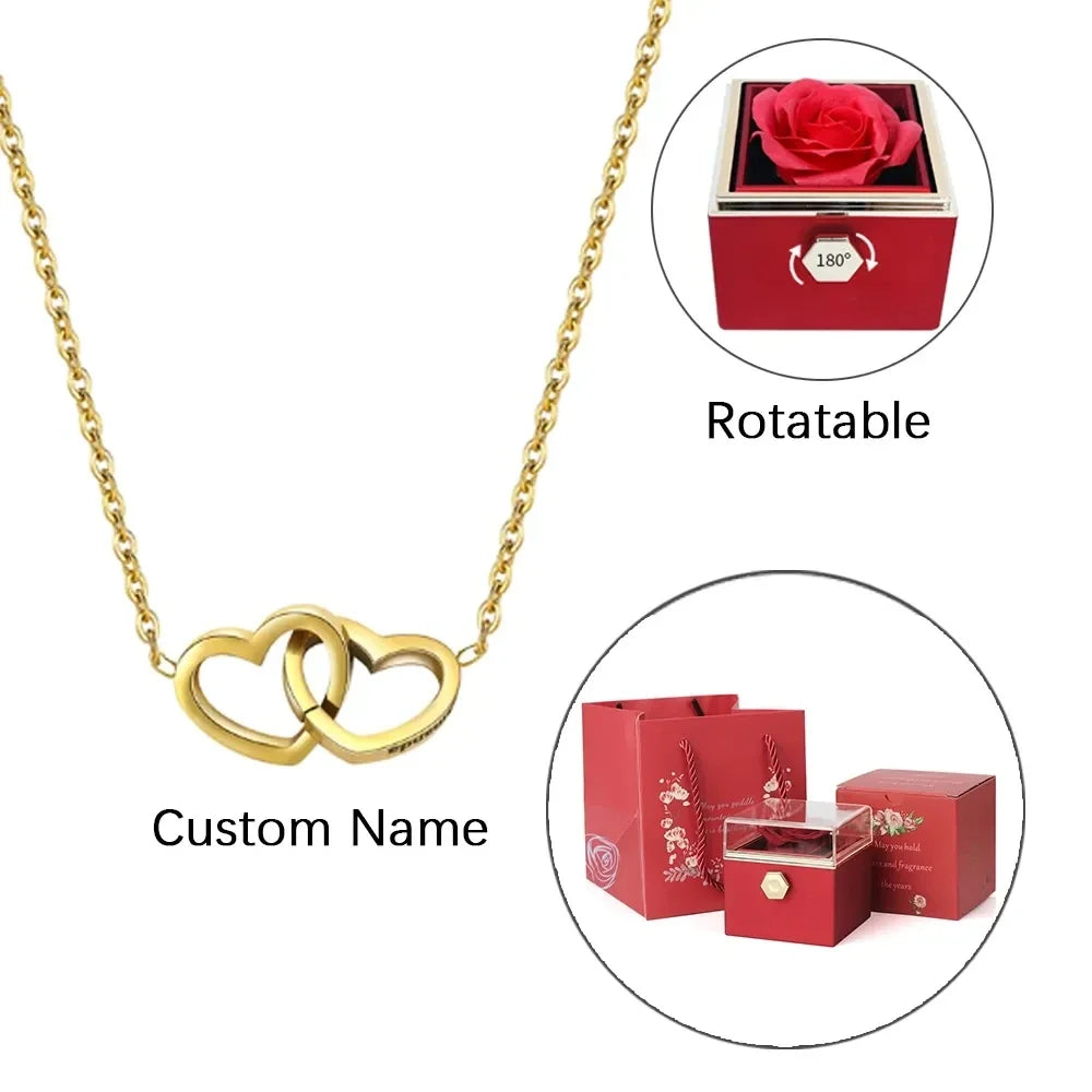 Colar rosa personalizado