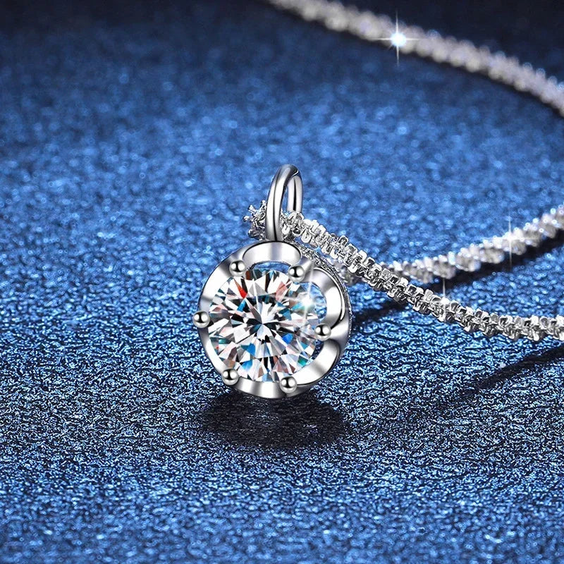 Colar Moissanite Crown