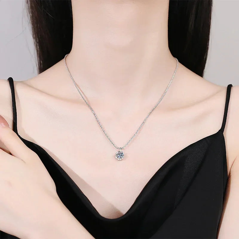 Colar Moissanite Crown