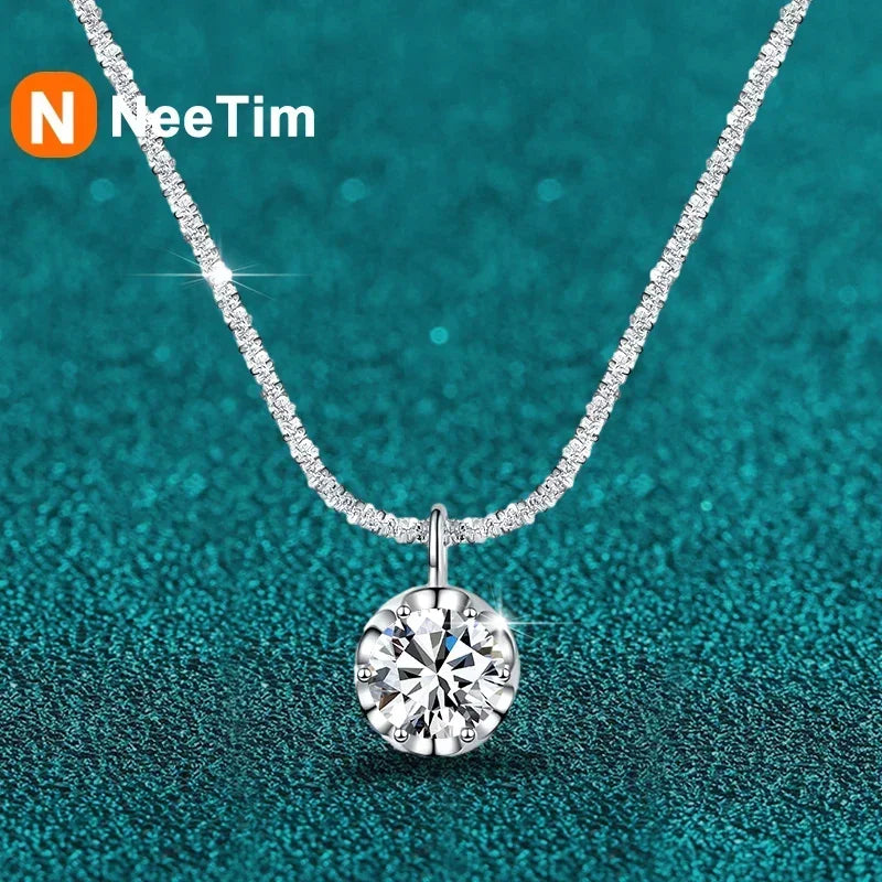 Colar Moissanite Crown