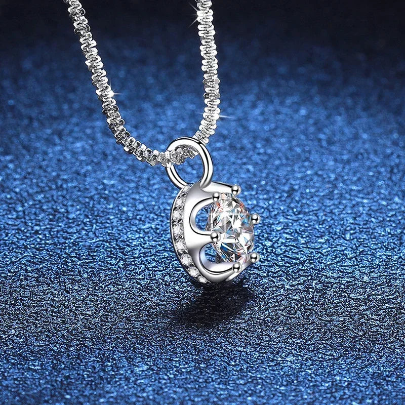 Colar Moissanite Crown